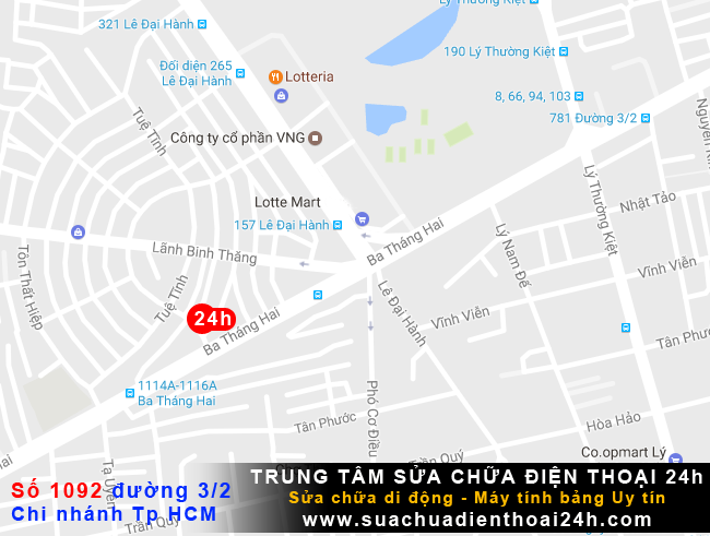 Bản đồ 1092 đường 3 Tháng 2, TP Hồ Chí Minh
