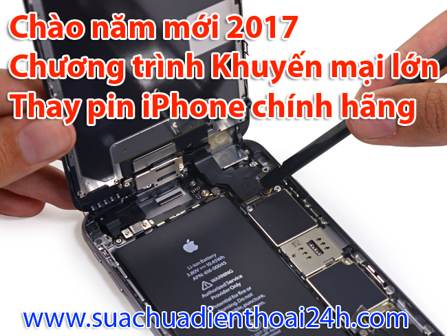 Khuyến mại Thay pin iPhone 2018