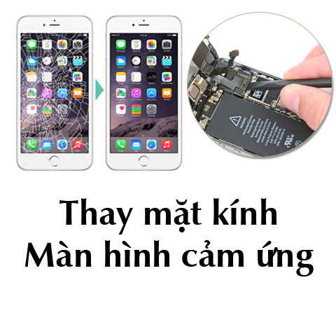 Thay mặt kính iPhone 6, Ép mặt kính iPhone 6 Plus uy tín tại Hà Nội